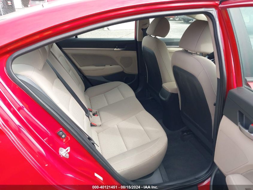2019 Hyundai Elantra Sel VIN: KMHD84LF0KU779621 Lot: 40121451