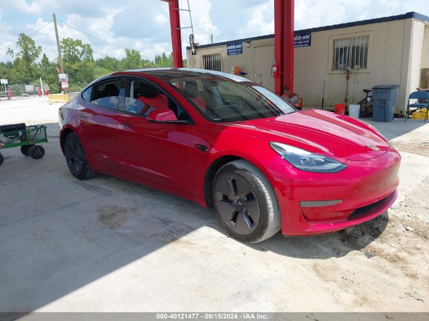 5YJ3E1EA2MF047012 2021 TESLA MODEL 3 - Image 1