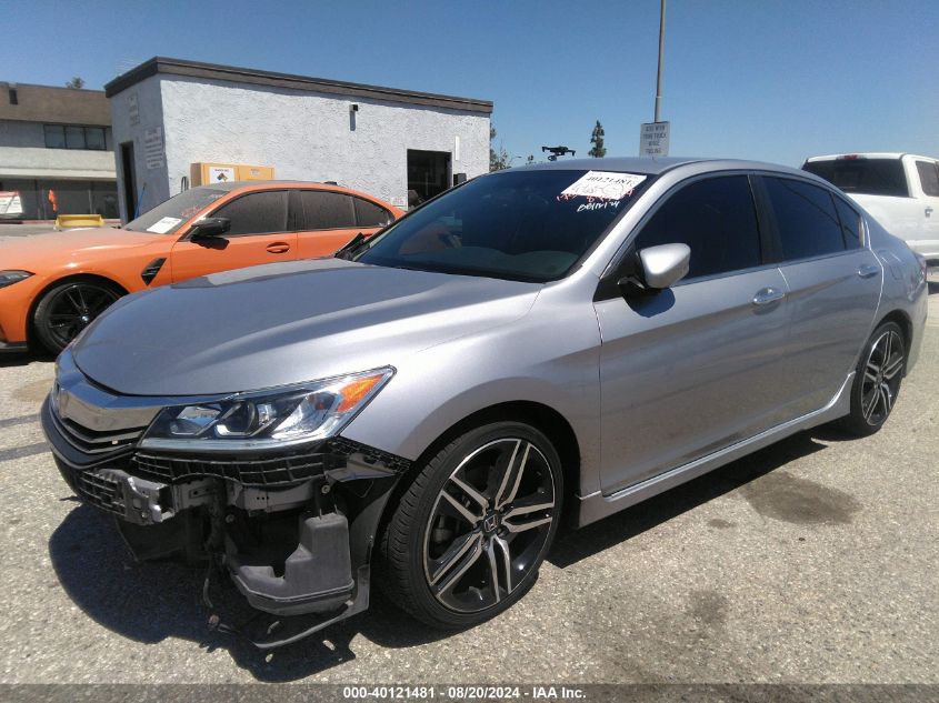 1HGCR2F55HA224454 2017 HONDA ACCORD - Image 2