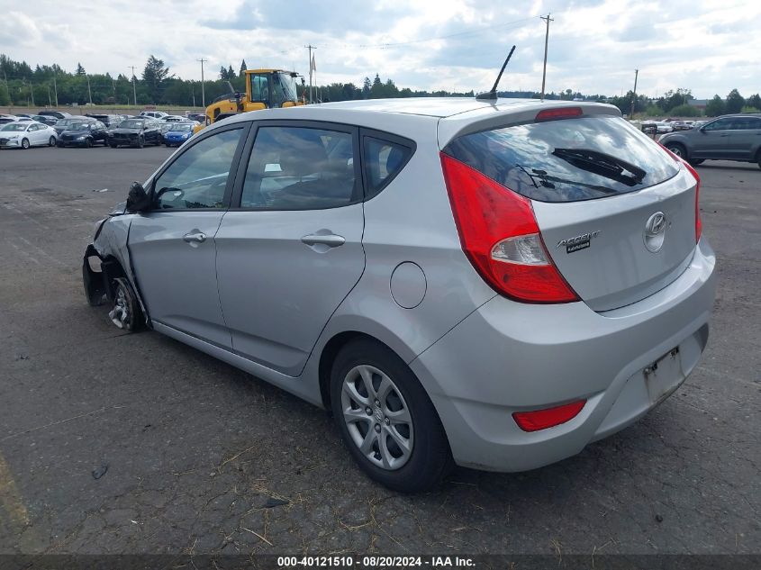 2014 Hyundai Accent Gs VIN: KMHCT5AE3EU173728 Lot: 40121510