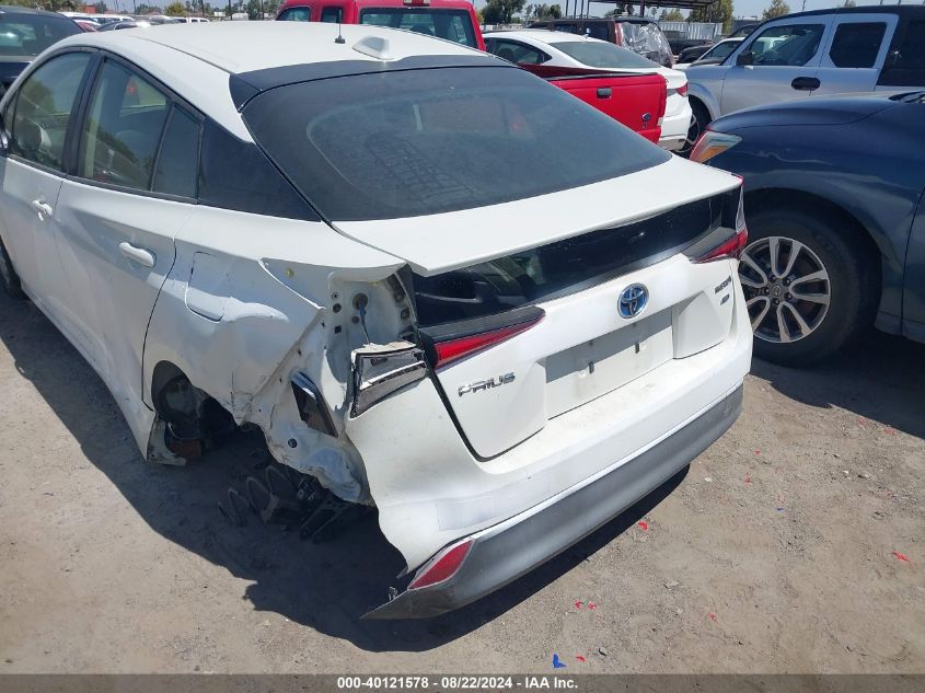 2020 Toyota Prius L Eco VIN: JTDKARFU5L3118150 Lot: 40121578