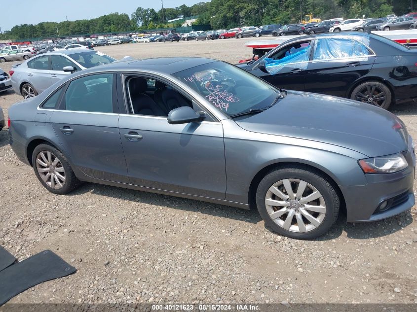 2012 Audi A4 2.0T Premium VIN: WAUBFAFL8CN003974 Lot: 40121623