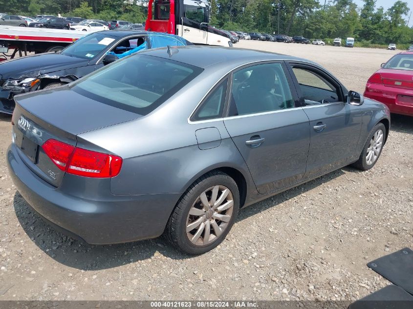 2012 Audi A4 2.0T Premium VIN: WAUBFAFL8CN003974 Lot: 40121623