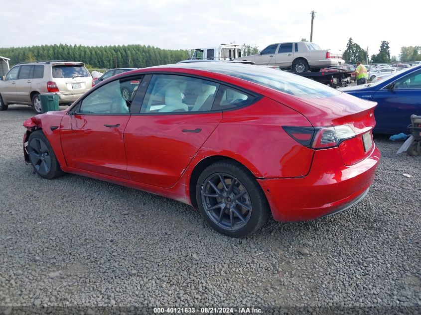 2021 Tesla Model 3 Long Range Dual Motor All-Wheel Drive VIN: 5YJ3E1EB7MF055342 Lot: 40121633