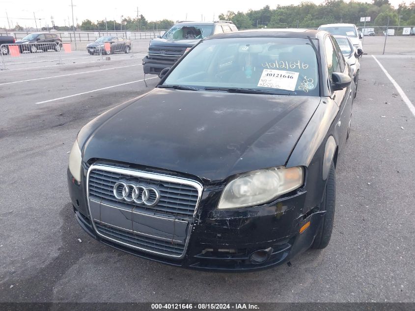 2005 Audi A4 2.0T VIN: WAUAF78E25A535194 Lot: 40121646