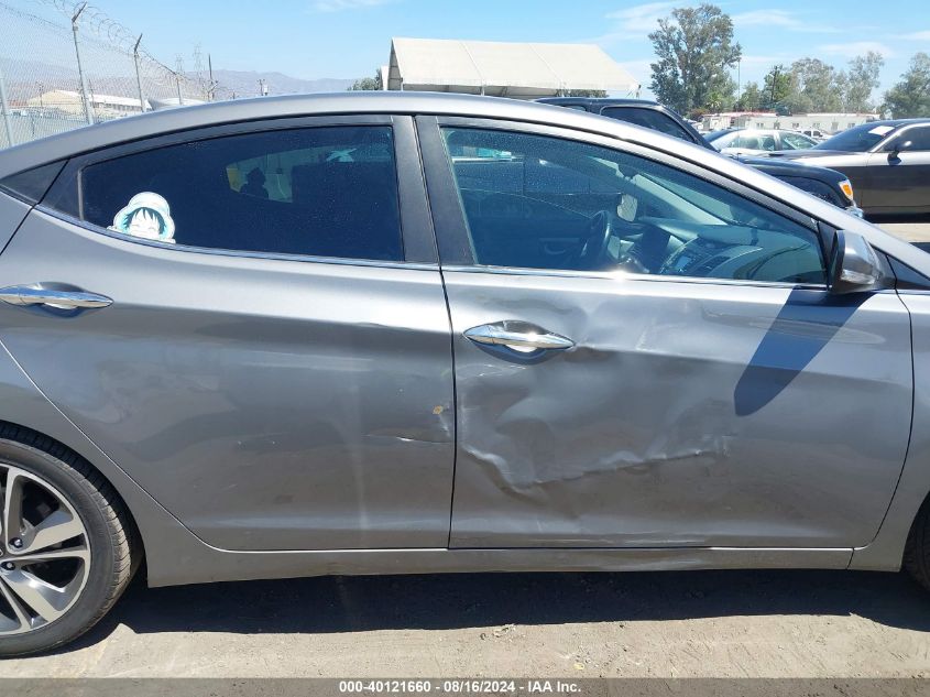 5NPDH4AE4EH475768 2014 Hyundai Elantra Limited