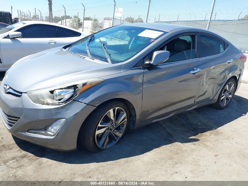 2014 Hyundai Elantra Limited VIN: 5NPDH4AE4EH475768 Lot: 40121660