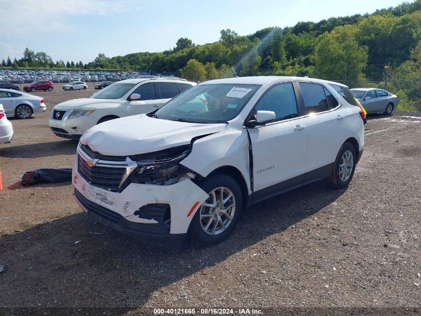 2022 CHEVROLET EQUINOX FWD LT - 3GNAXKEV0NL102187