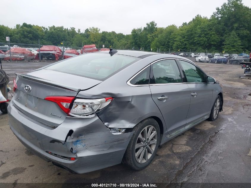 2016 HYUNDAI SONATA LIMITED - 5NPE34AF2GH396355