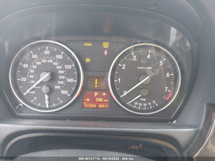 2009 BMW 328I xDrive VIN: WBAPK73539A451842 Lot: 40121714