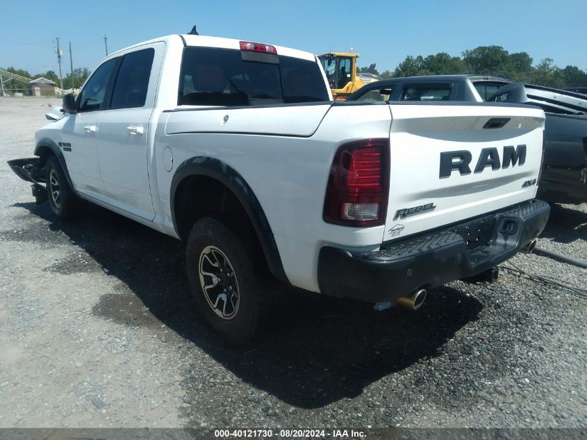 2016 Ram 1500 Rebel VIN: 1C6RR7YT2GS141405 Lot: 40121730