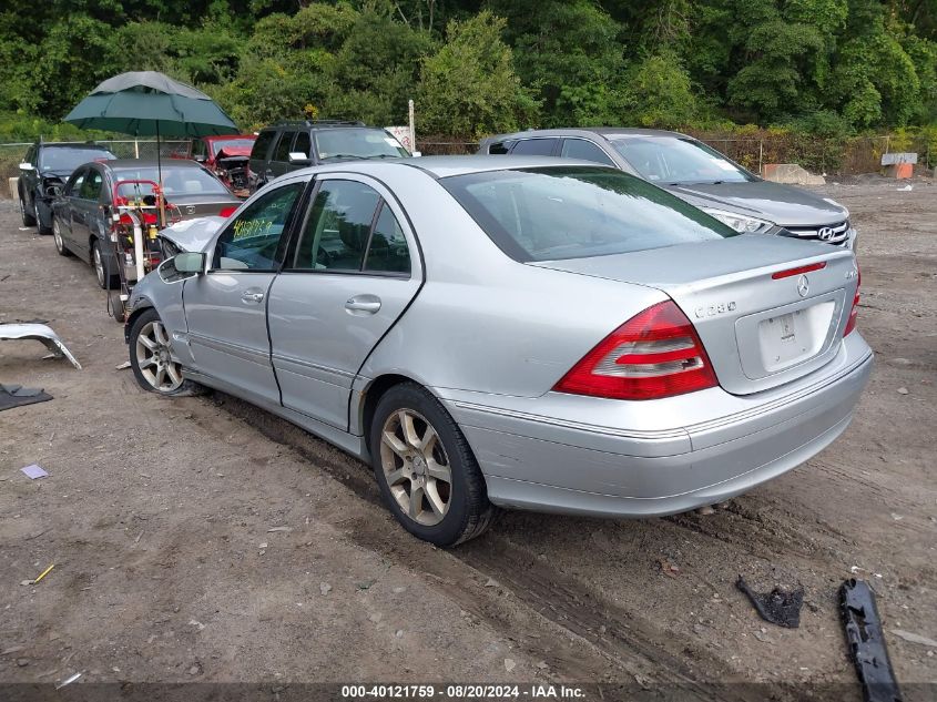 2007 Mercedes-Benz C 280 4Matic VIN: WDBRF92H67F863842 Lot: 40121759