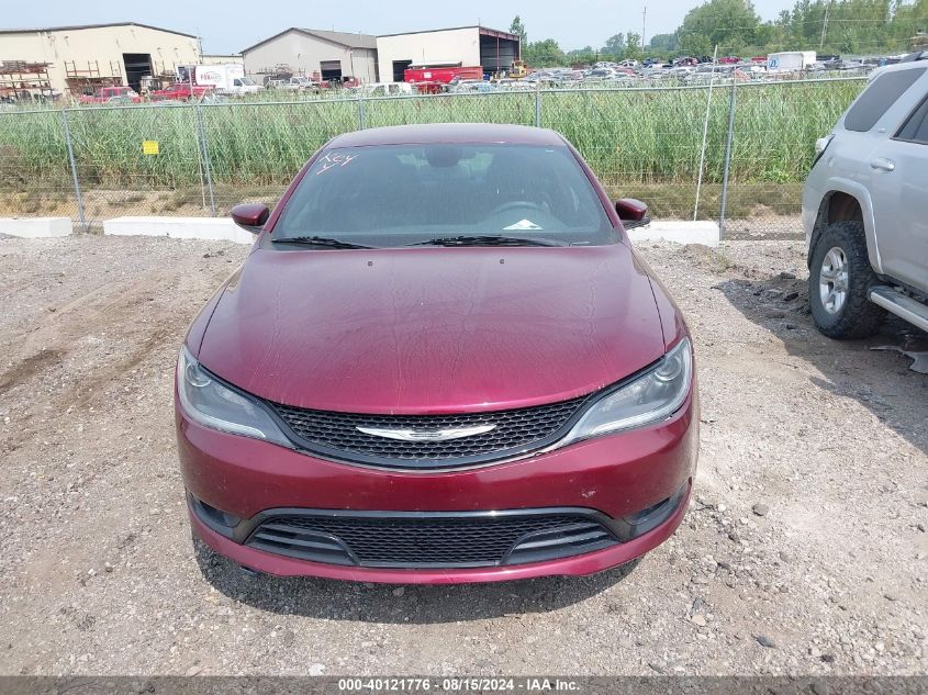 2015 Chrysler 200 S VIN: 1C3CCCBG4FN727223 Lot: 40121776