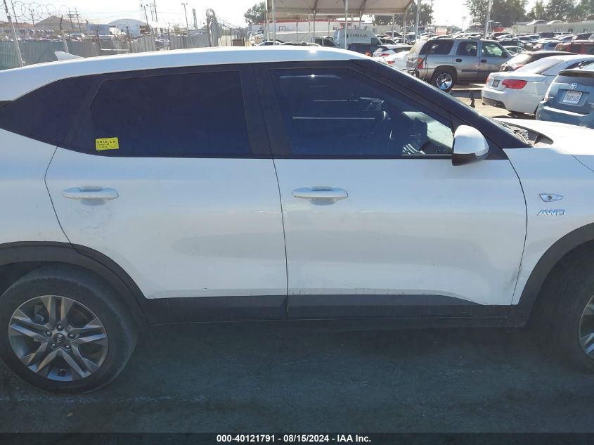 VIN KNDEPCAAXM7182409 2021 KIA SELTOS LX