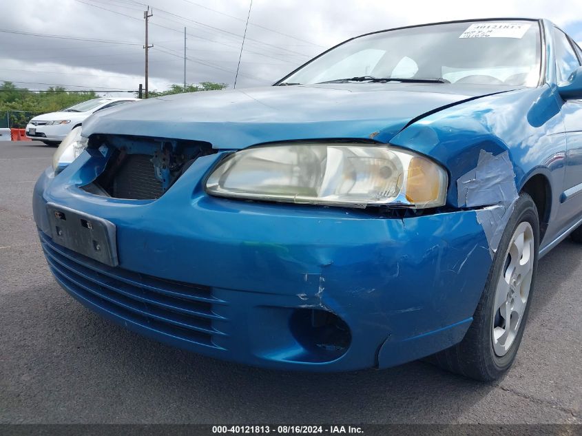 2003 Nissan Sentra Gxe VIN: 3N1CB51D33L800811 Lot: 40121813