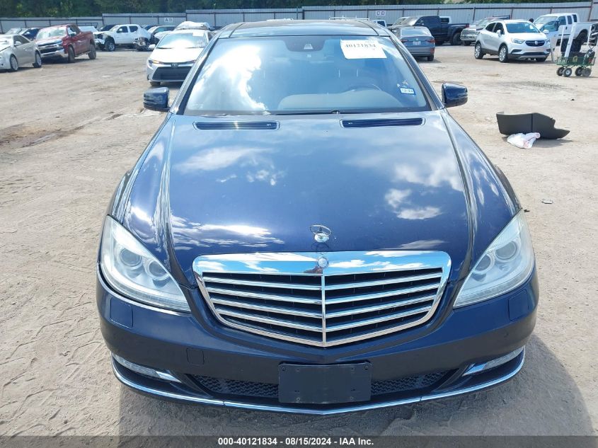 2012 Mercedes-Benz S 550 4Matic VIN: WDDNG9EB6CA422911 Lot: 40121834