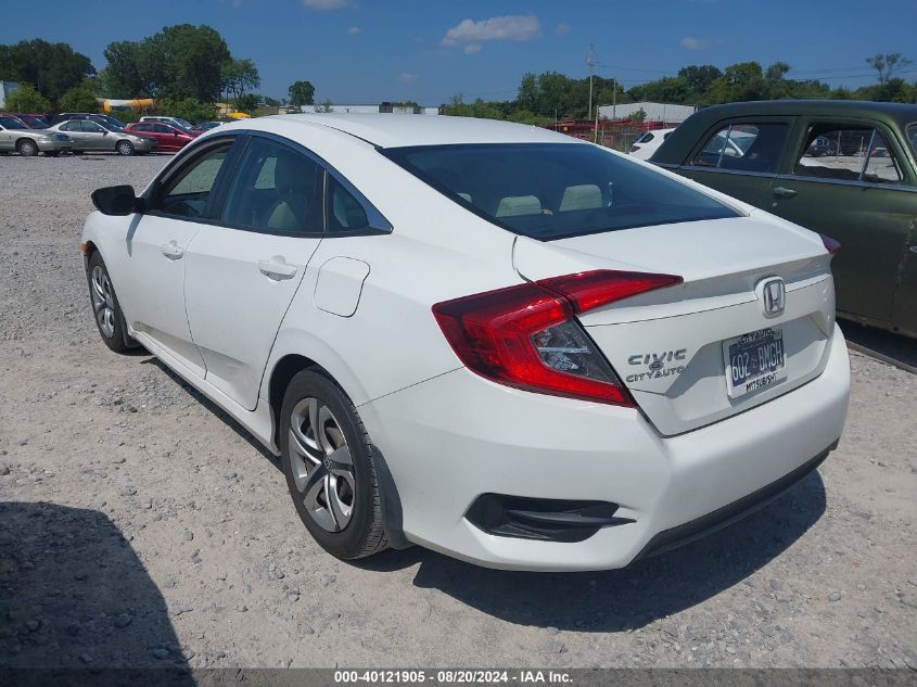 2017 Honda Civic Lx VIN: 19XFC2F59HE058000 Lot: 40121905