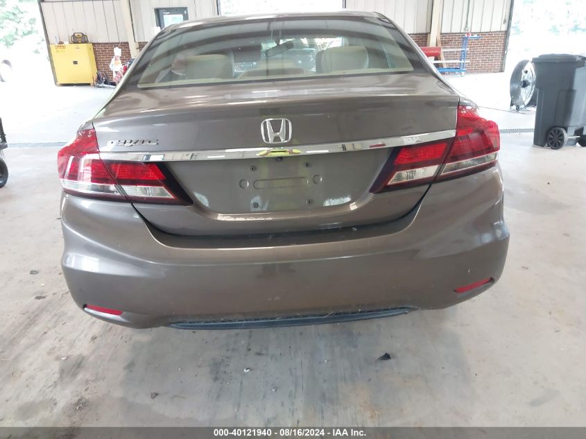 2014 Honda Civic Lx VIN: 2HGFB2F59EH502982 Lot: 40121940