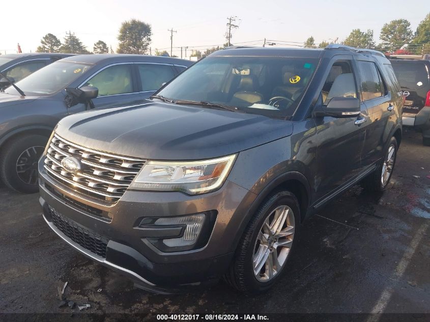 1FM5K8F86HGB19178 2017 FORD EXPLORER - Image 2