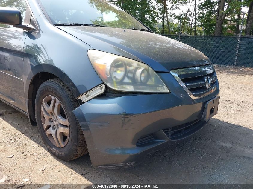 2006 Honda Odyssey Ex VIN: 5FNRL384X6B401654 Lot: 40122040