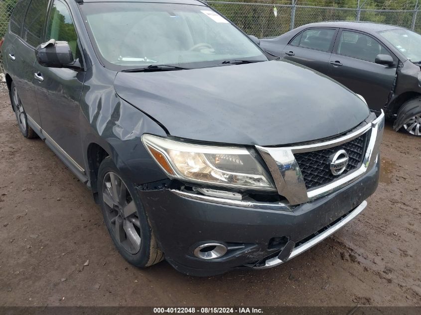 2013 Nissan Pathfinder Platinum VIN: 5N1AR2MM2DC642528 Lot: 40122048