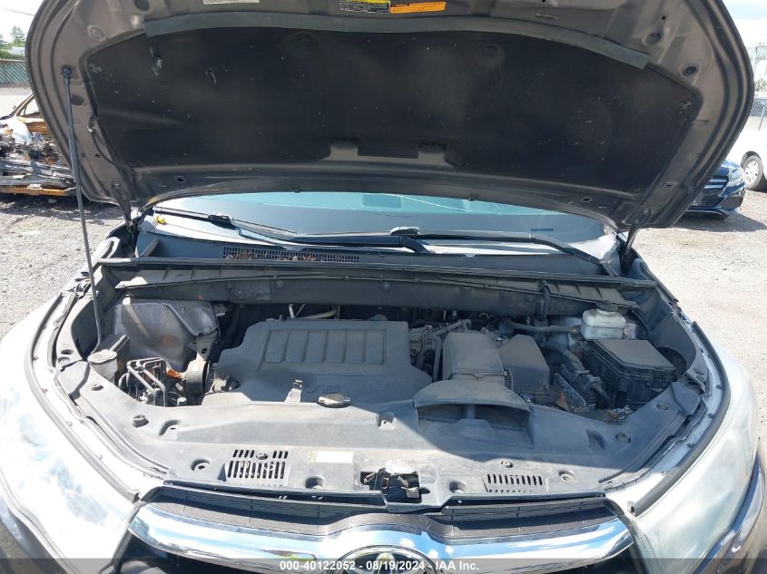 2014 Toyota Highlander Limited V6 VIN: 5TDDKRFH7ES027052 Lot: 40122052