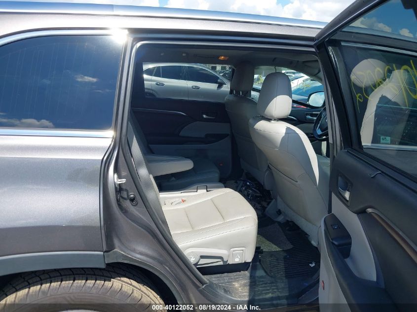 2014 Toyota Highlander Limited V6 VIN: 5TDDKRFH7ES027052 Lot: 40122052