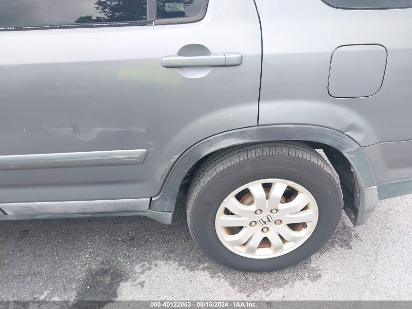 2005 Honda Cr-V Se VIN: SHSRD78945U340843 Lot: 40122053