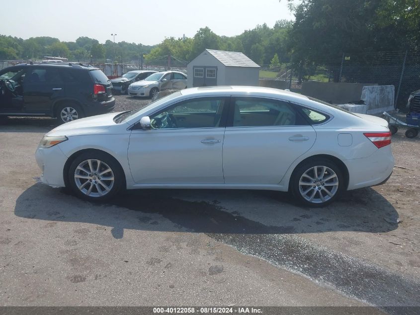 2013 Toyota Avalon Xle Touring VIN: 4T1BK1EB7DU055560 Lot: 40122058