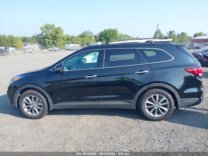 2017 Hyundai Santa Fe Se VIN: KM8SN4HF5HU244169 Lot: 40122065