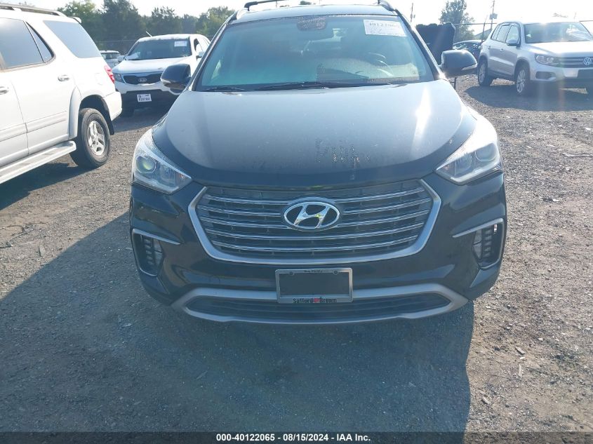 2017 Hyundai Santa Fe Se VIN: KM8SN4HF5HU244169 Lot: 40122065