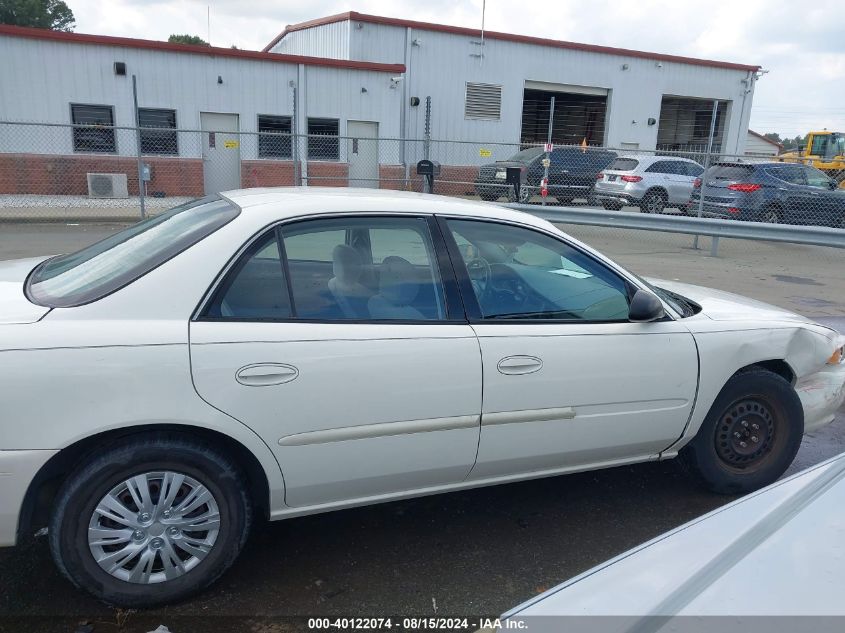 2004 Buick Century VIN: 2G4WS52J341244822 Lot: 40122074