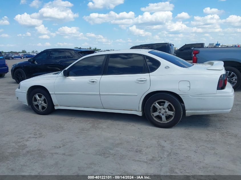 2005 Chevrolet Impala Ls VIN: 2G1WH52K659219212 Lot: 40122101