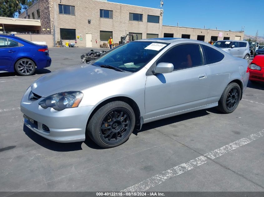 2004 Acura Rsx Type S VIN: JH4DC53084S019826 Lot: 40122115