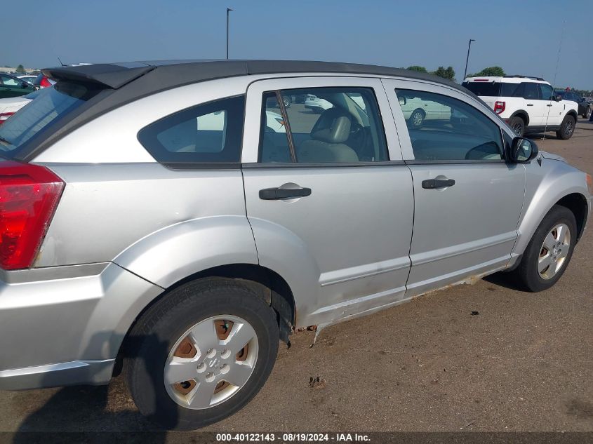 2007 Dodge Caliber VIN: 1B3HB28B47D288060 Lot: 40122143