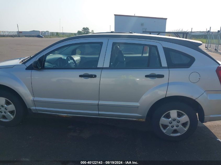 2007 Dodge Caliber VIN: 1B3HB28B47D288060 Lot: 40122143