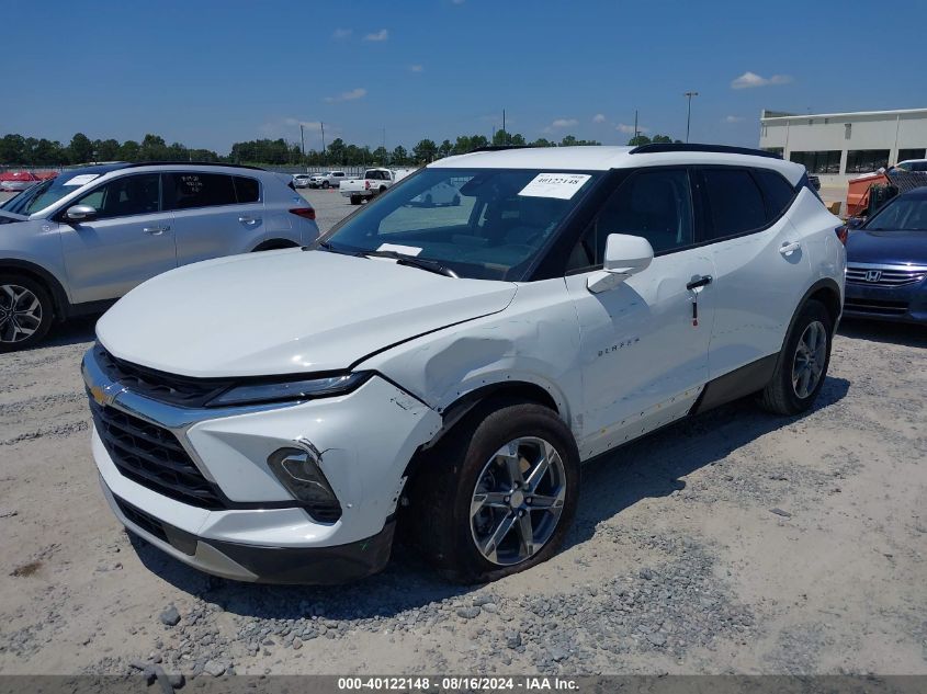 2023 Chevrolet Blazer Fwd 2Lt VIN: 3GNKBCR45PS197980 Lot: 40122148