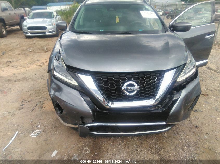 2020 Nissan Murano Sv Fwd VIN: 5N1AZ2BJ1LN102972 Lot: 40122166