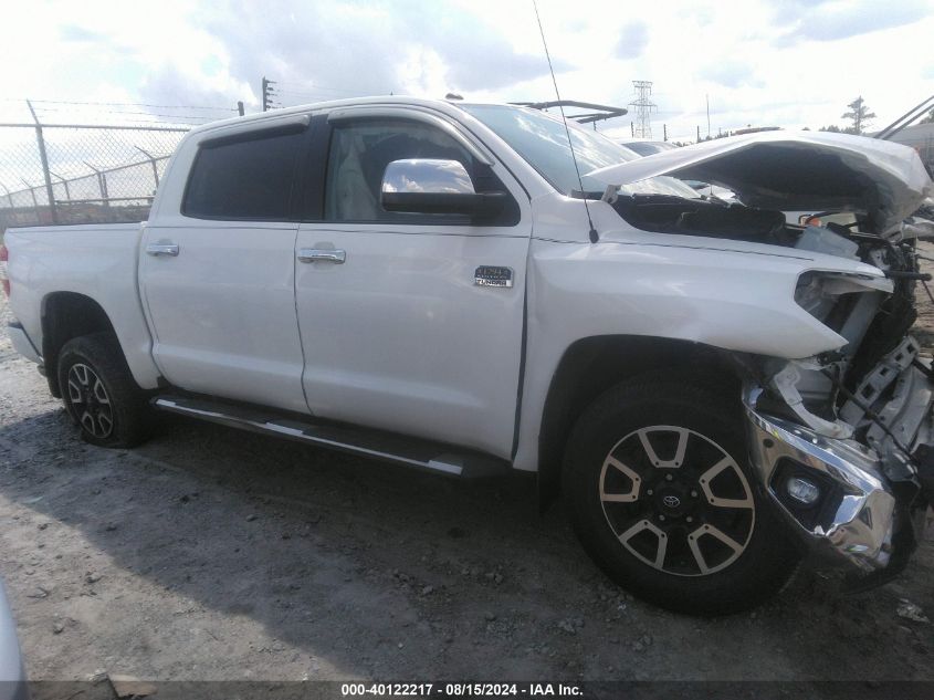 2018 Toyota Tundra 1794 5.7L V8 VIN: 5TFGY5F14JX243193 Lot: 40122217