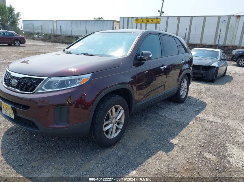 2015 Kia Sorento Lx VIN: 5XYKT3A64FG660002 Lot: 40122227