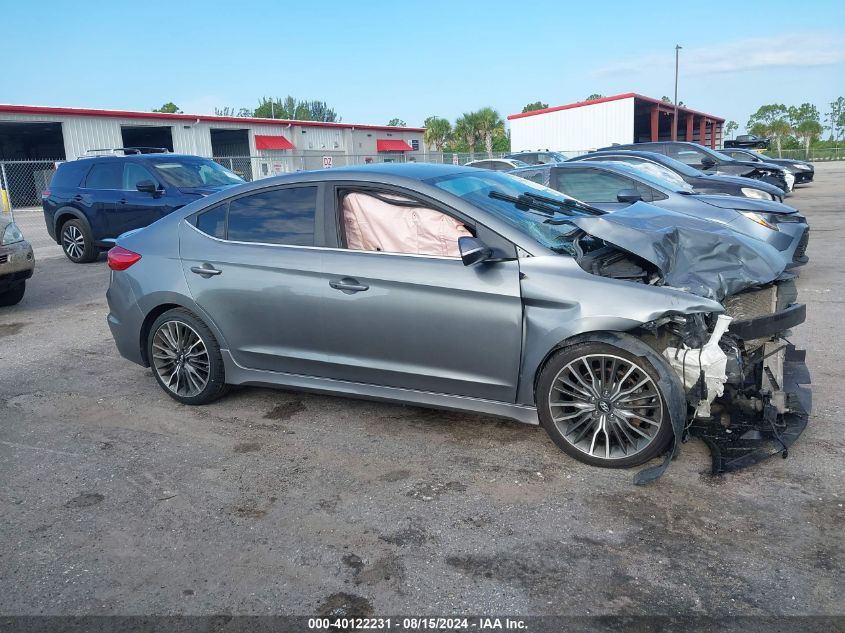 2017 Hyundai Elantra Sport VIN: KMHD04LB1HU355748 Lot: 40122231