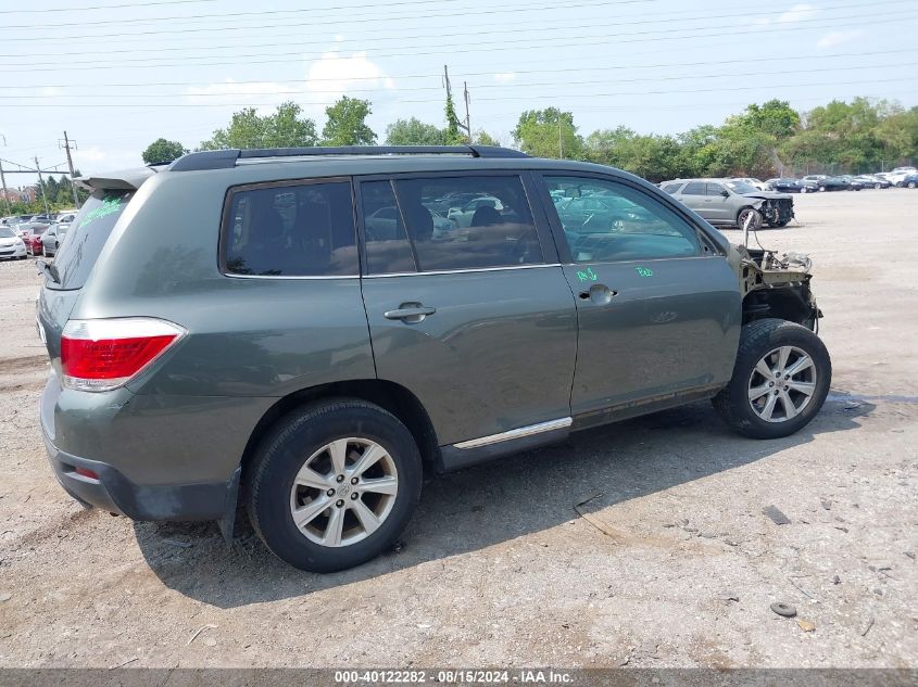 2013 Toyota Highlander Base Plus V6 VIN: 5TDBK3EH4DS192934 Lot: 40122282