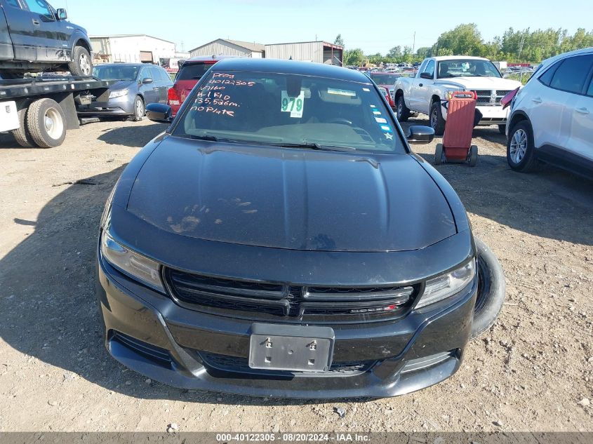 VIN 2C3CDXHG4JH187160 2018 DODGE CHARGER SXT PLUS RWD