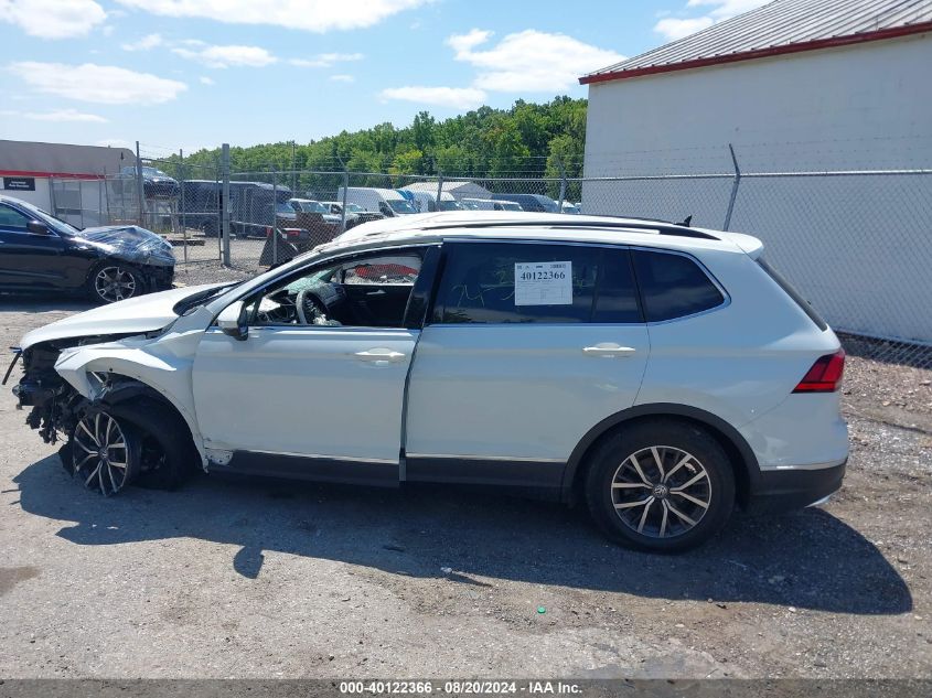 2018 Volkswagen Tiguan Se/Sel VIN: 3VV3B7AX2JM207825 Lot: 40122366