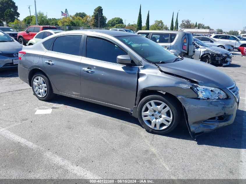 2015 Nissan Sentra Sv VIN: 3N1AB7AP4FY277545 Lot: 40122388