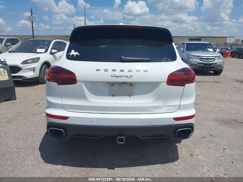 2016 Porsche Cayenne VIN: WP1AA2A28GLA08786 Lot: 40122391