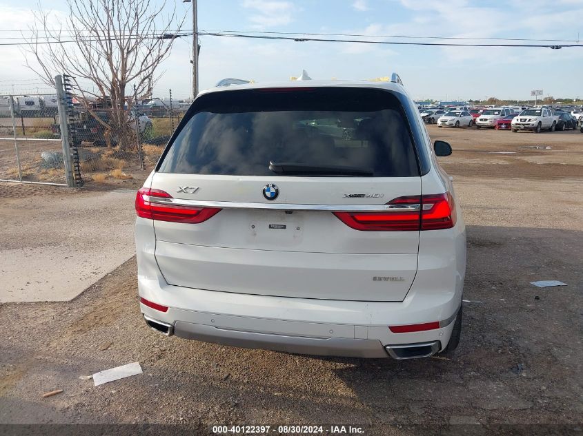 2020 BMW X7 xDrive40I VIN: 5UXCW2C07L9B48120 Lot: 40122397