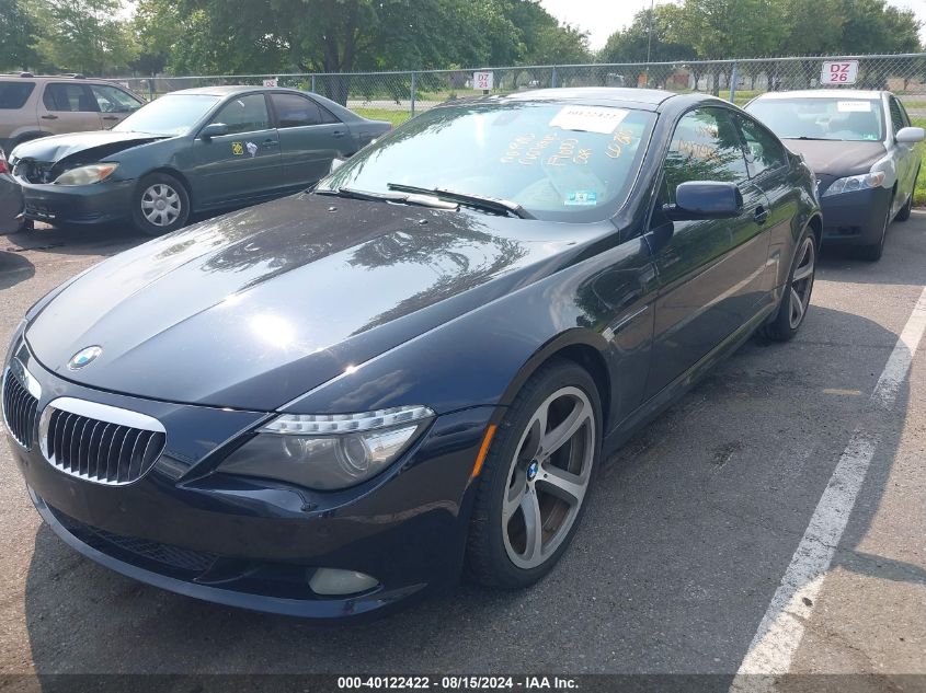 2009 BMW 650I VIN: WBAEA53559CV92494 Lot: 40122422