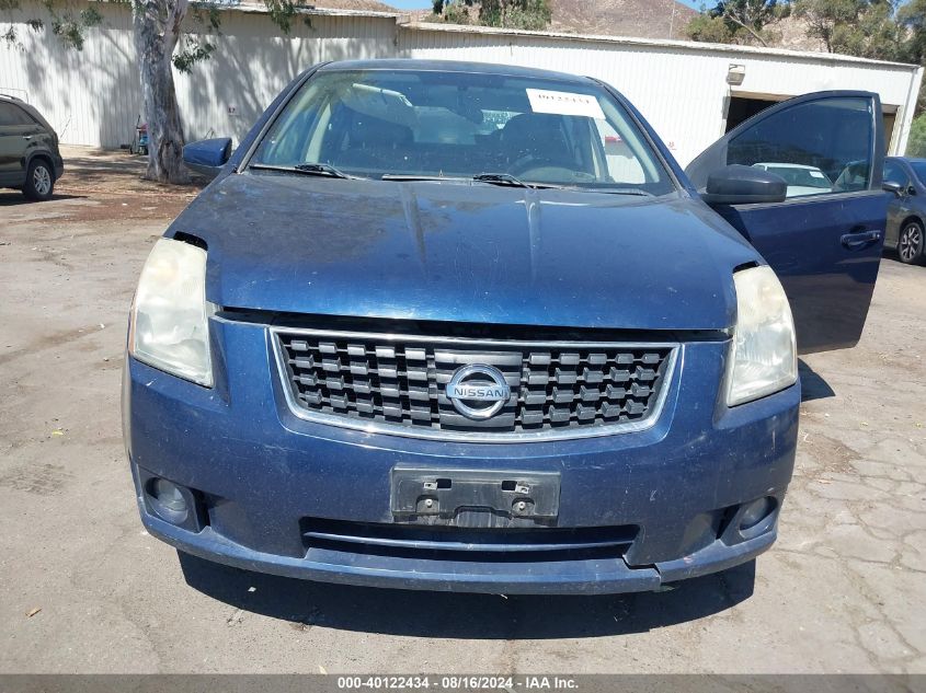 2008 Nissan Sentra 2.0S VIN: 3N1AB61EX8L761566 Lot: 40122434