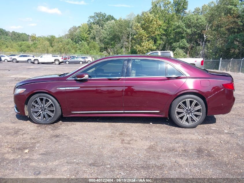 2017 Lincoln Continental Reserve VIN: 1LN6L9NP3H5634828 Lot: 40122484